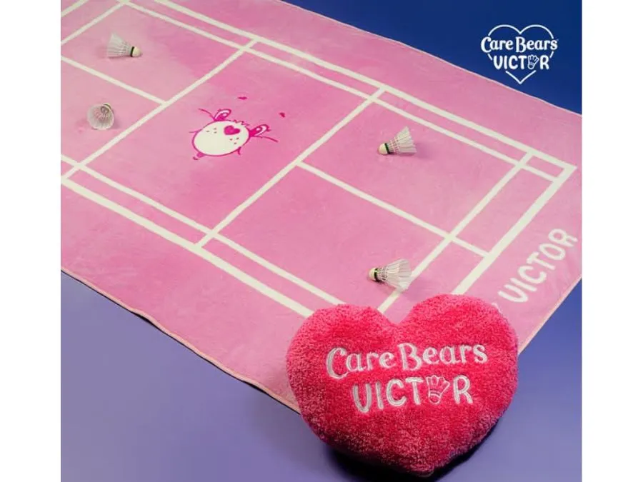 VICTOR x Care Bears 聯名系列抱枕毯 TW4512CBC I
